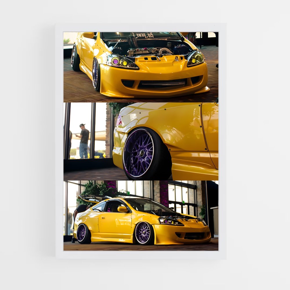 Poster Yellow Fury – affiche Acura (vue 3)